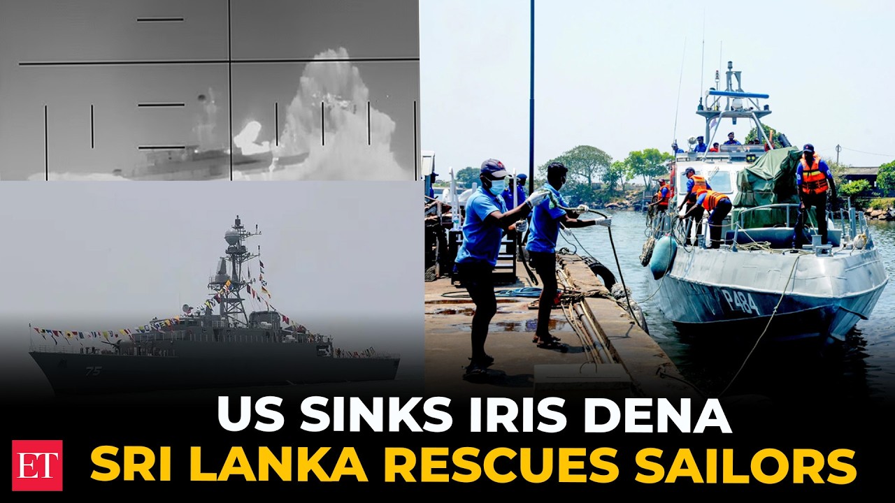 Rescue Mission:  Sri Lanka saves crew from Iranian warship IRIS Dena