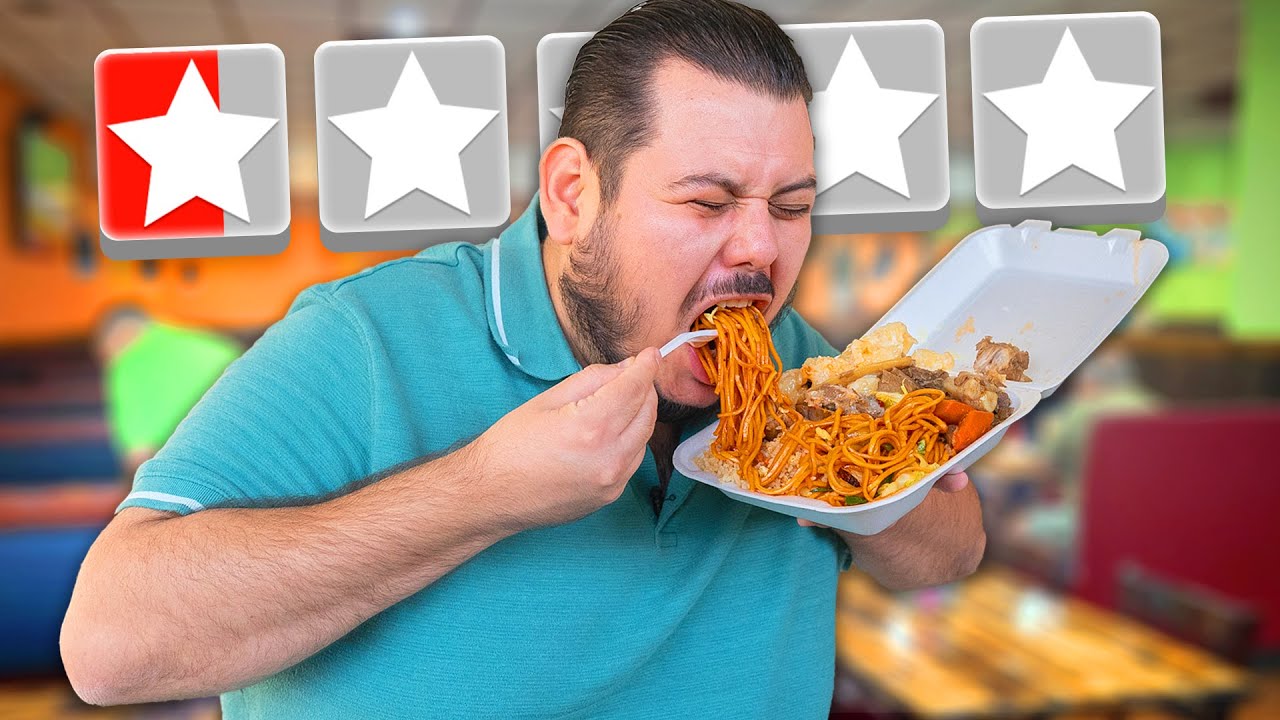 I ate the WORST Rated CHINESE FOOD in my area