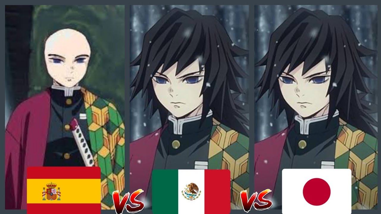 Kimetsu No Yaiba 2021: Castellano 🇪🇸 vs Latino 🇲🇽 vs Japones 🇯🇵 (Doblaje de Demon Slayer 🎙️) Parte 2