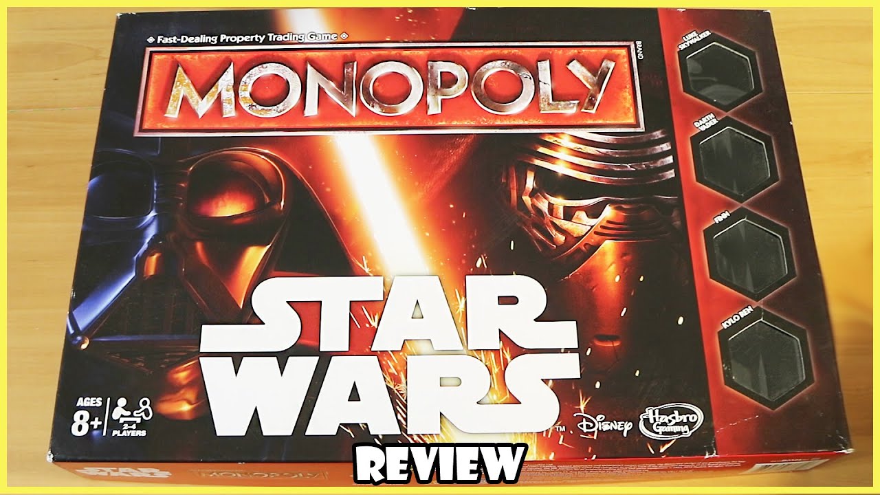 Star Wars Monopoly Board Game Review! | Board Game Night