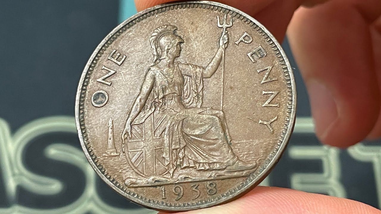 1938 United Kingdom 1 Penny Coin &bull;&nbsp;Values, Information, Mintage, History, and More