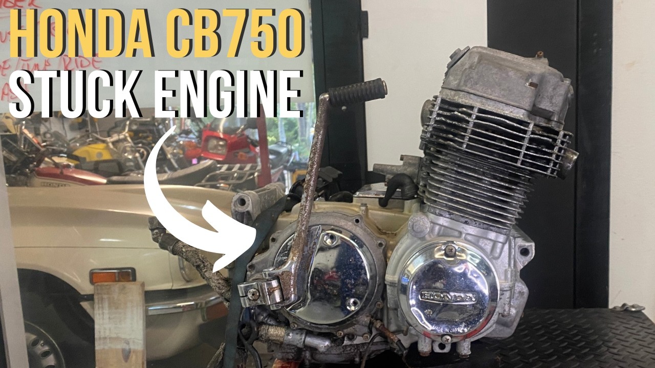 Unseizing a Stuck CB750 Engine