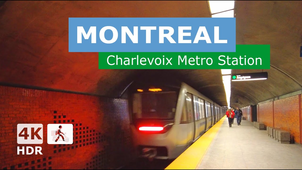 [ 4K ] Charlevoix Metro Station Walking Tour | 🟢 Green Line | Montreal, Quebec, Canada 🇨🇦 2025