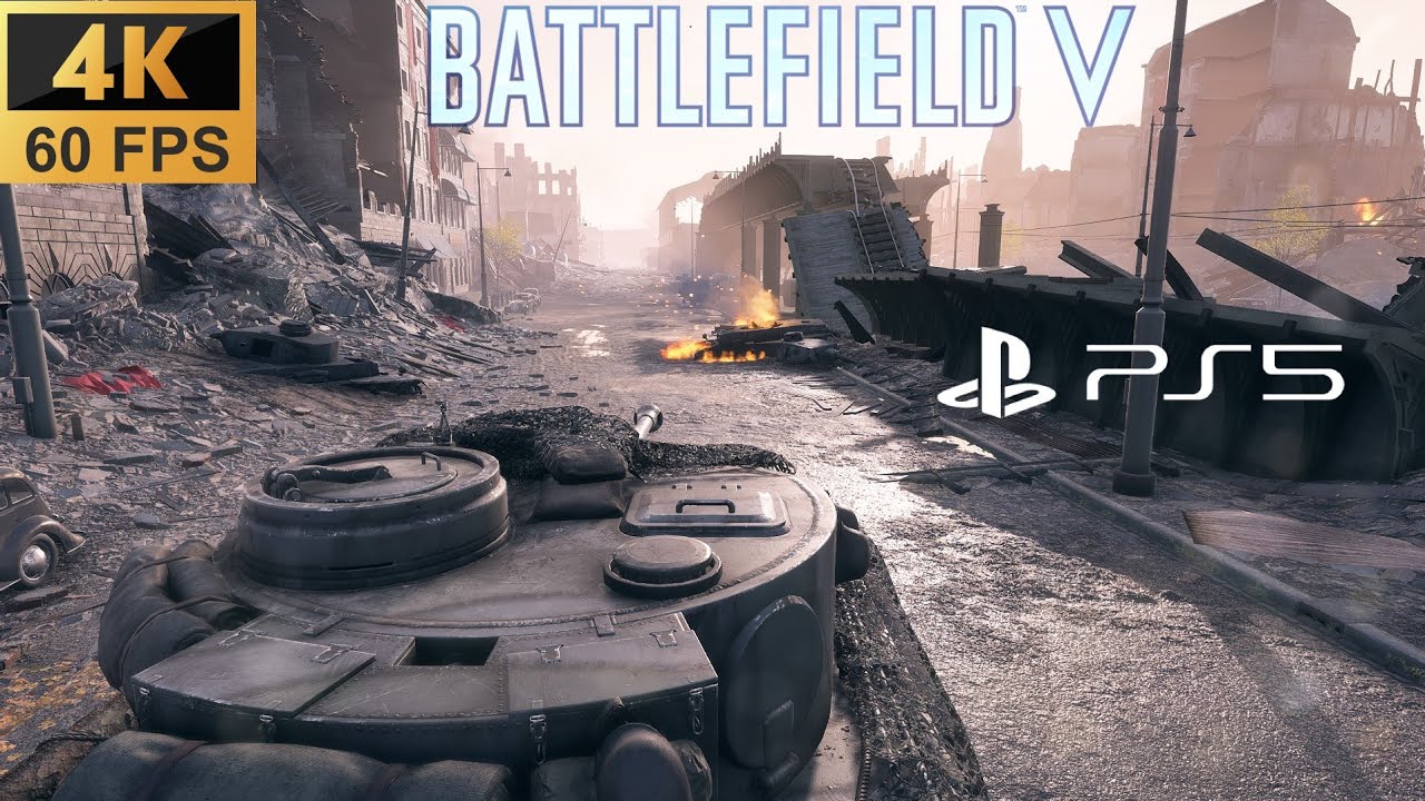 Battlefield V Campaign (Story) (The Last Tiger) (Act) Turning Point) (PS5) (4K) (60 FPS)