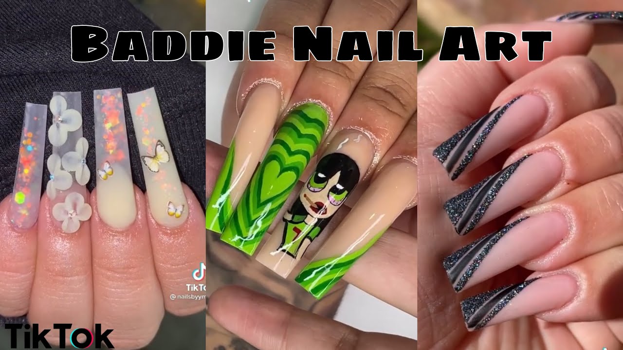 Акриловые ногти Baddie | Стили от Baddies