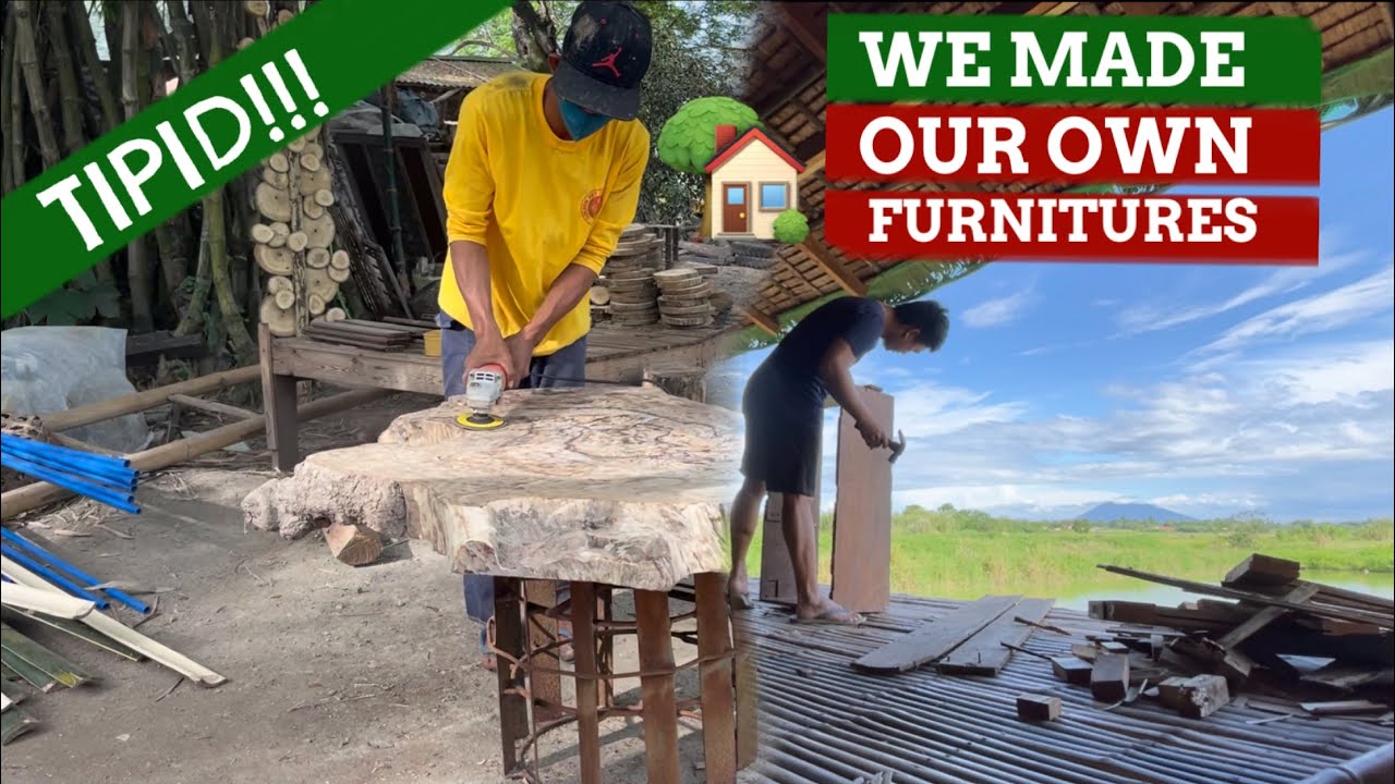 🏡 BAHAY KUBO EP 13 | GUMAWA NG SARILING FURNITURES, GANDA NG MGA ANTIQUES| ❤️🍅