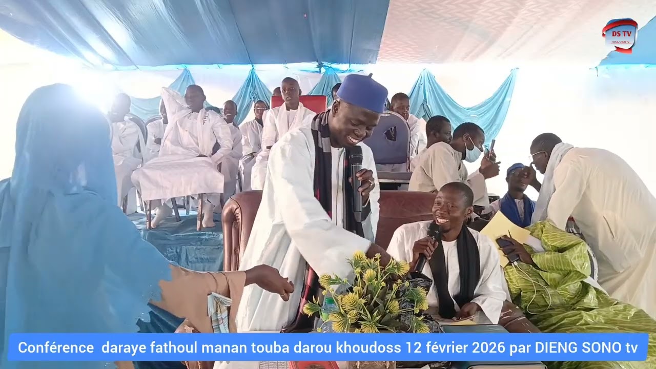 3ém partie conférence  daraye fathoul manan touba darou khoudoss  12 février  2026 par DIENG SONO tv