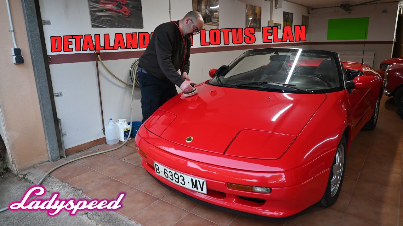 Detallando un Lotus Elan (M100). La fibra y el tiempo no se llevan bien #lotus #elan #detailing