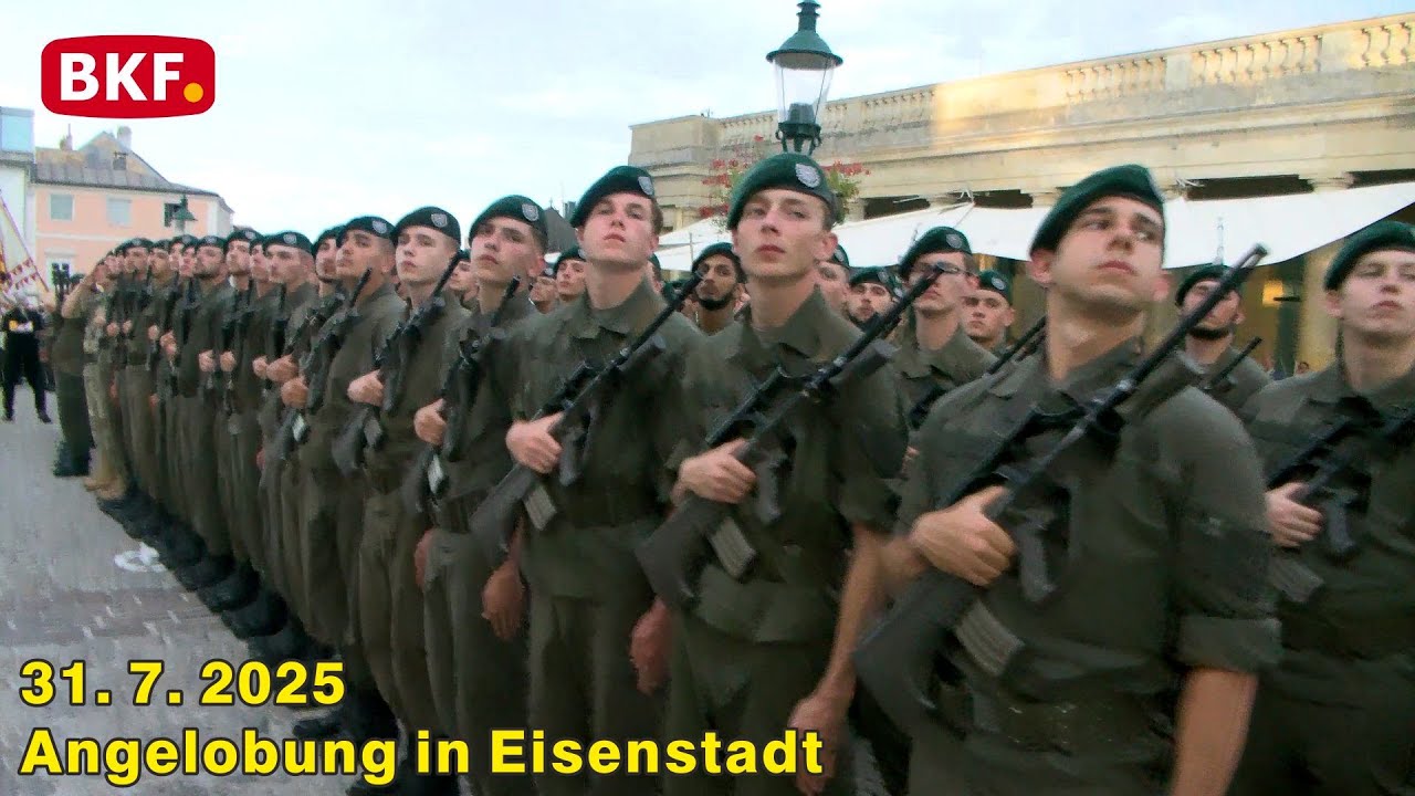 31. 7. 2025 - Angelobung in Eisenstadt - BKF TV