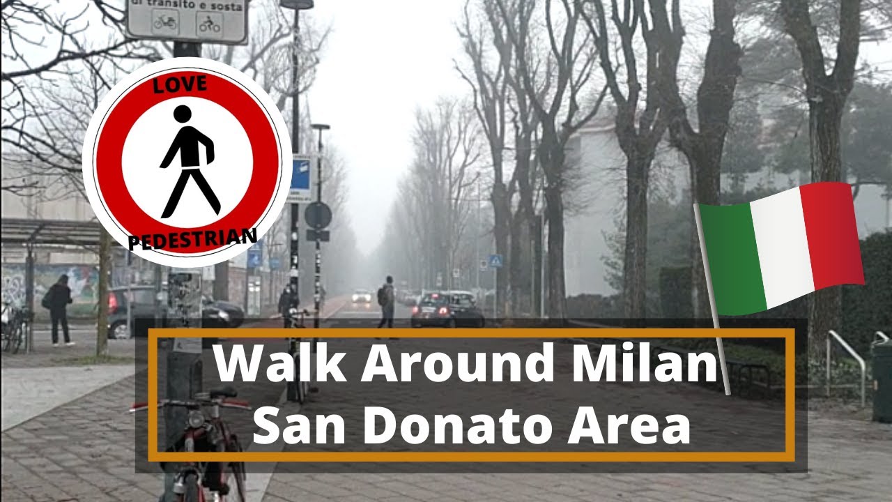 Walk around San Donato  Milan Italy 2022 - Jalan di San Donato Milan Italia 2022