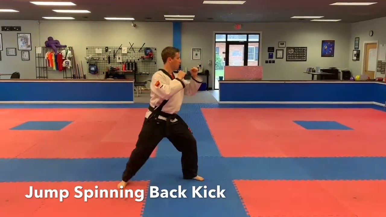 Jump Spinning Back Kick