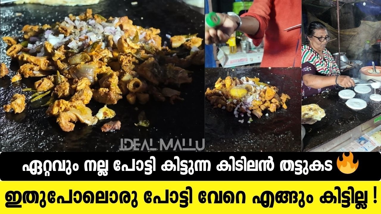 ഈ തട്ടുകടയിലെ പോട്ടി കഴിച്ചാൽ പിന്നെ വേറെ എങ്ങും പോകില്ല! | Hidden Street Food Spot.#PottiFry