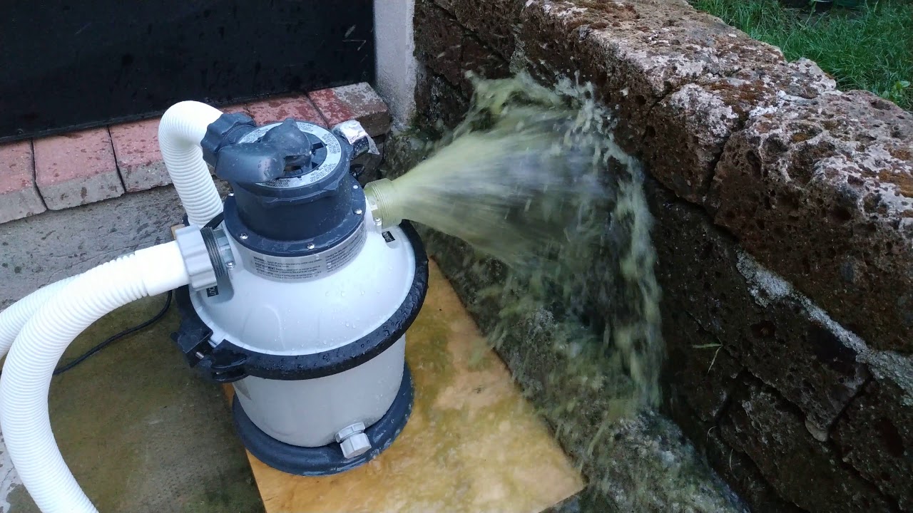 Retro lavaggio a un filtro di sabbia per piscina. Prima parte. Segue la seconda e la terza parte.
