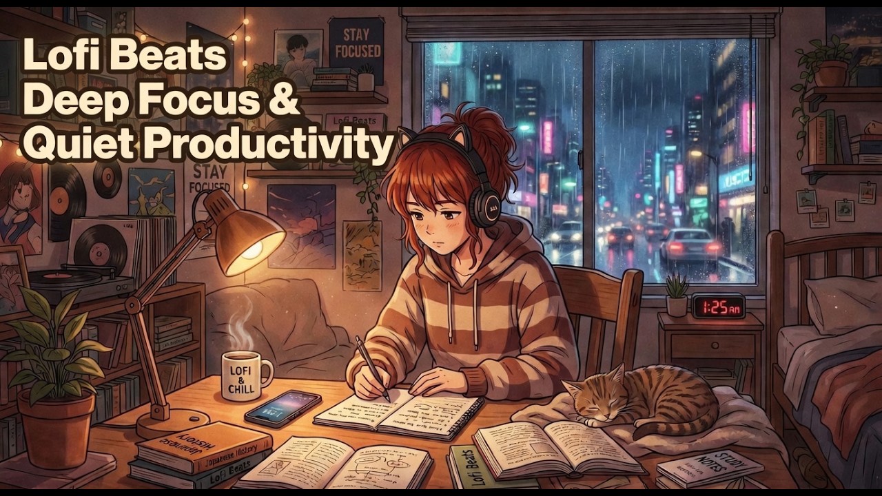 Late Night Coding 💻 Lofi Beats for Deep Focus & Debugging
