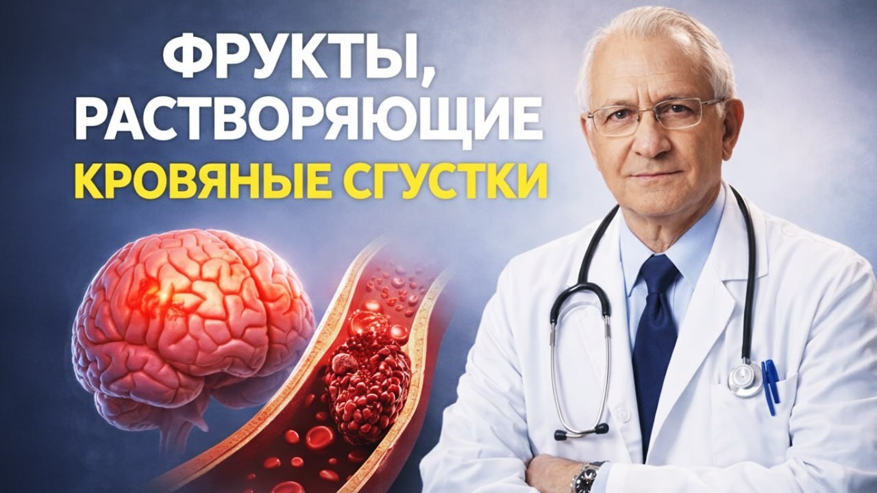 РАЧИ В ШОКЕ: ЭТИ 7 ФРУКТОВ НАЧИСТО РАСТВОРЯЮТ ТРОМБЫ