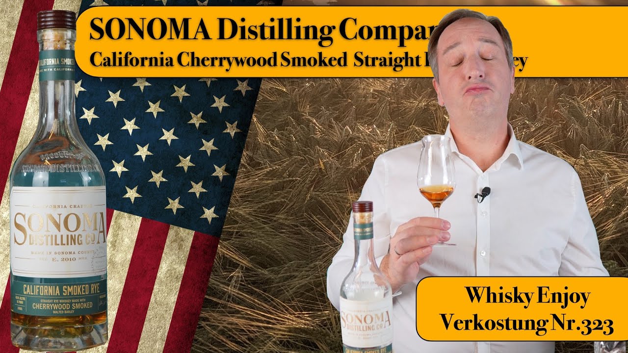 Sonoma Distilling Company Cherrywood Smoked  Straight Rye Whiskey  Verkostung Nr. 323