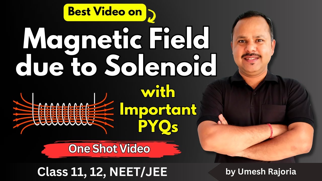 10. Magnetic Field due to a Solenoid | Important PYQs | Moving Charges & Magnetism | 12th #physics