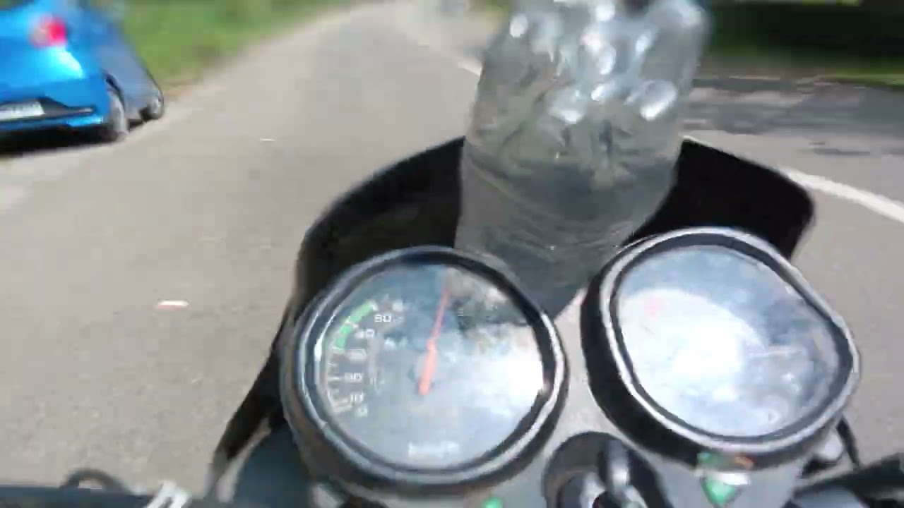 Shell advance AX7 10W40 Synthetic Engine Oil  Splendor Acceleration Test  0to80 km/h in 24Seconds!😲😃