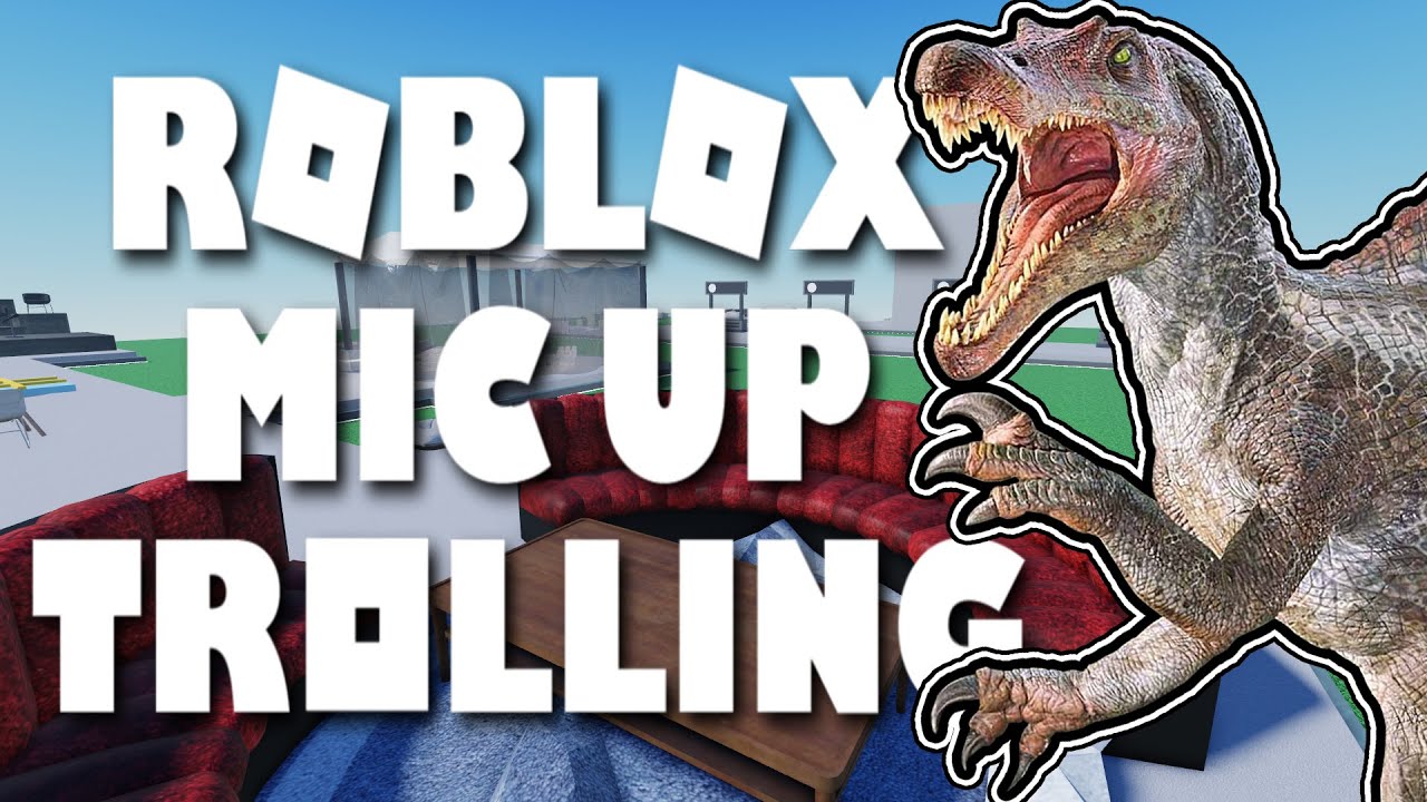Спинозавр из &laquo;Парков Юрского периода&raquo; вторгается в Roblox! | Троллинг микрофона Roblox