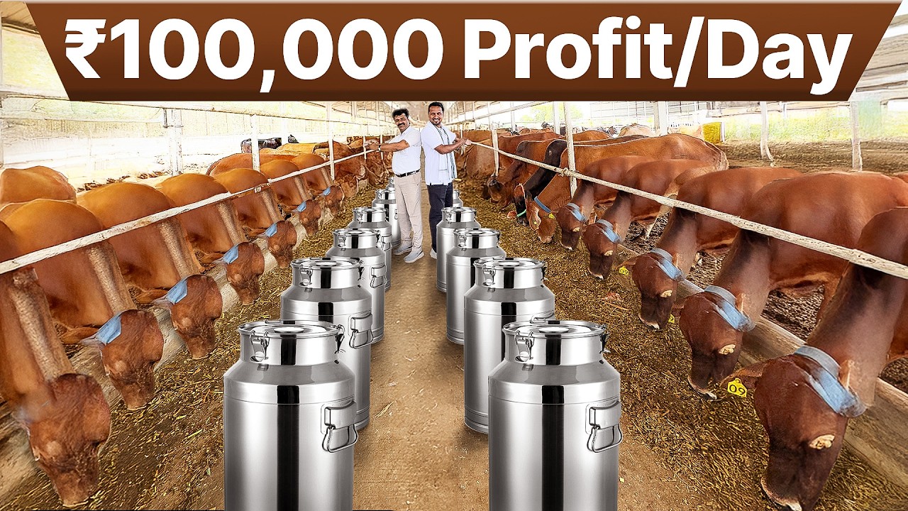 15 करोड़ का फार्म🐮3 CRORE PROFIT💯200 Cows का Dairy Farm | Indian Farmer