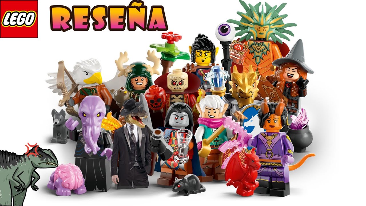 Lego Calabozos y dragones Minifiguras Reseña Serie Completa!!!