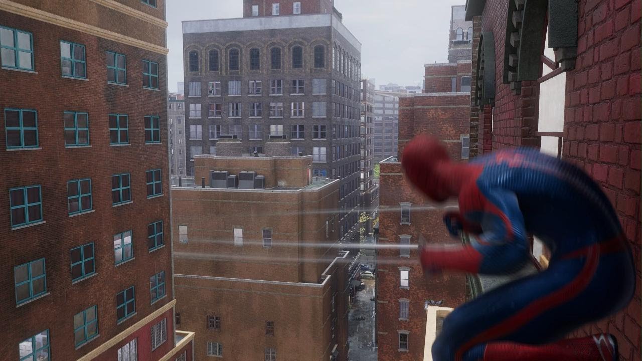 Marvel's Spider-Man 2 swinging