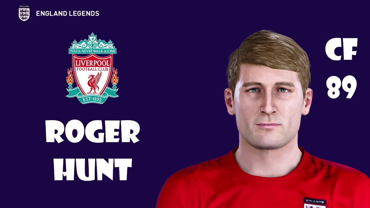 Roger Hunt eFootball PES Face Stats (England / Liverpool Legend)