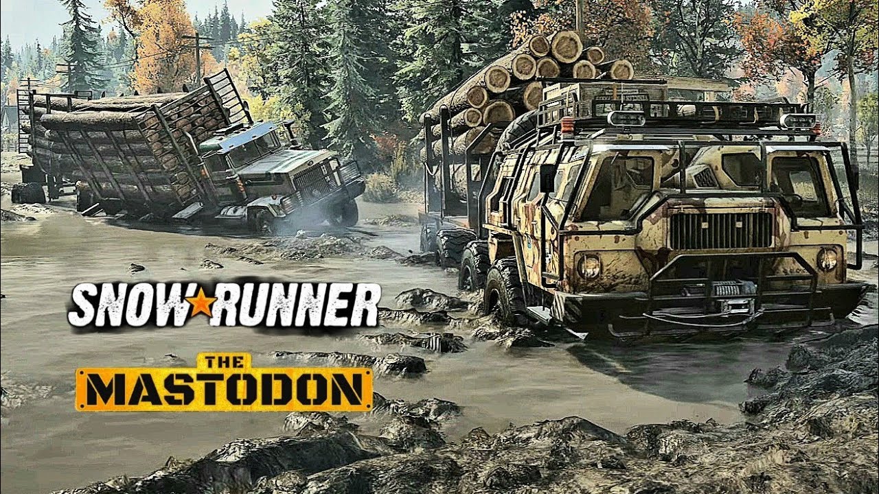 SnowRunner - Log Transport Extreme OffRoad Mastodon (PS5 4K GAMEPLAY Walkthrough)