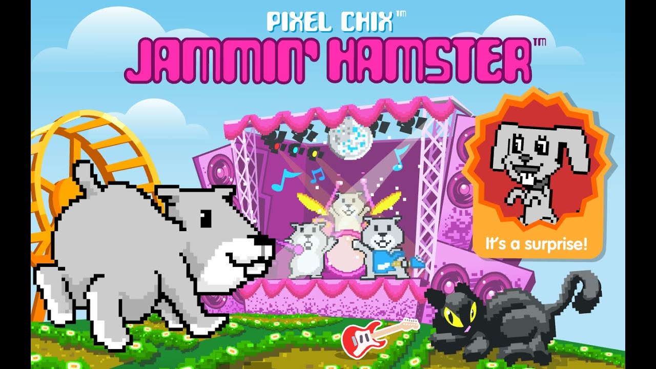 Pixel Chix - Jammin' Hamster GAMEPLAY