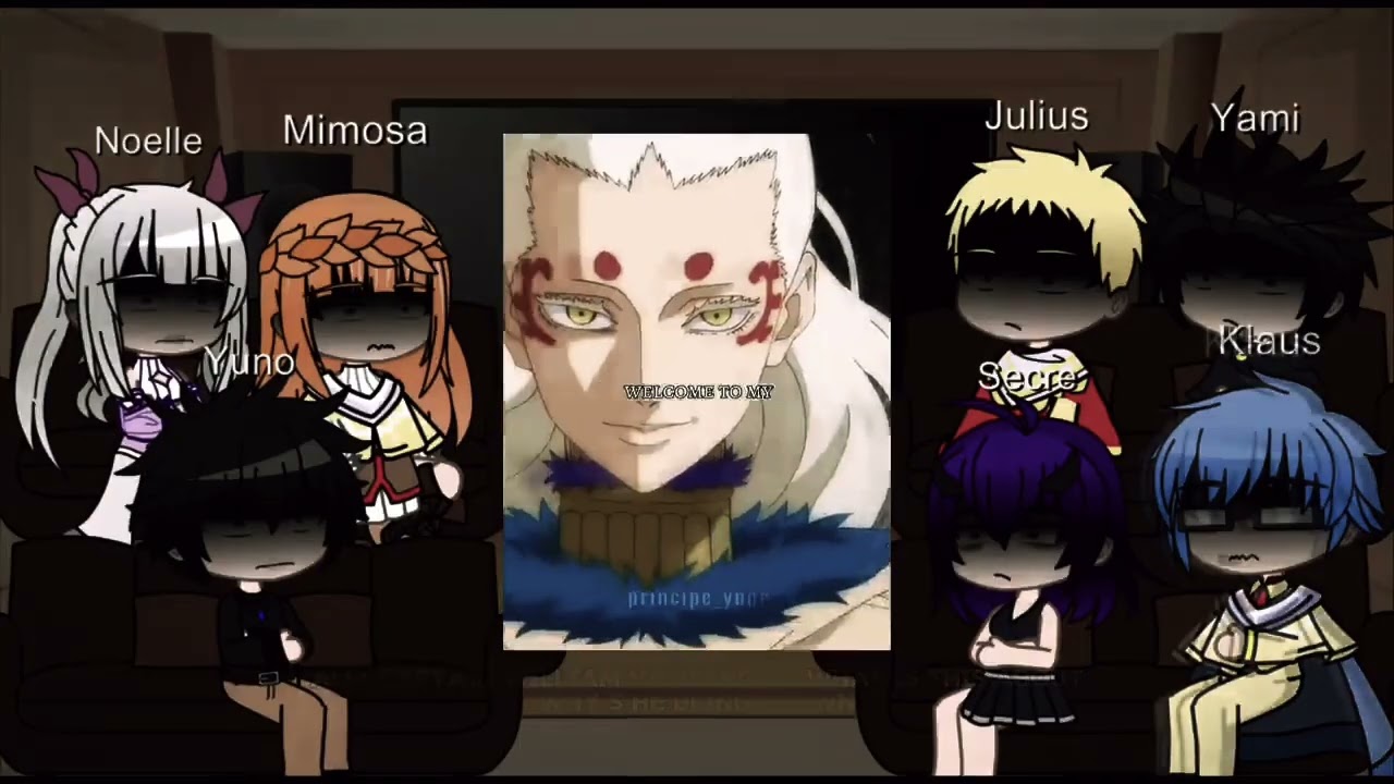 Past Black Clover + Yuno and Julius React to Asta