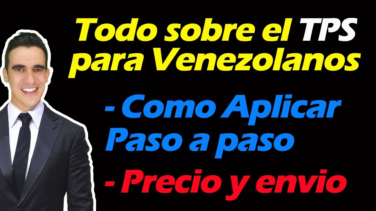 Como Aplicar al TPS para VENEZOLANOS (PASO a PASO) 2024 ,todo sobre la I-821, como PAGAR y ENVIAR