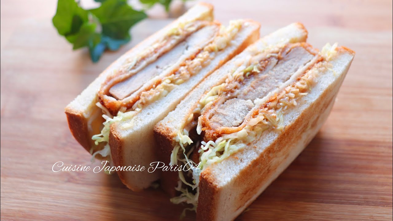 Recette Katsu sando (Tonkatsu Sandwich I Sandwichs japonais au porc pané I Cuisine Japonaise Paris04