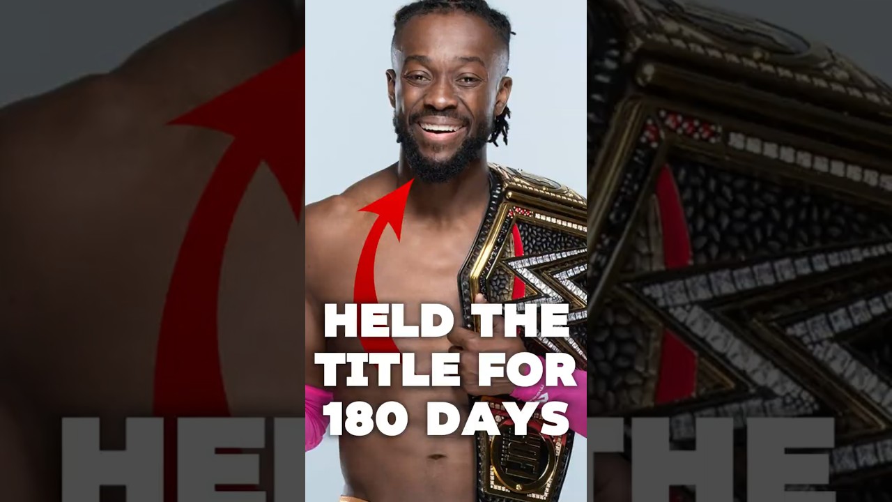 When Kofi Kingston held the WWE Title for 180 days #wwe #wrestling #shorts