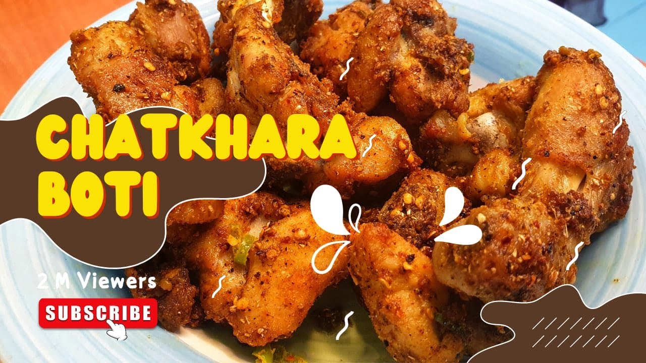 Chatkhara Boti - Chicken Chatkhara Boti - Kitchen With Dua