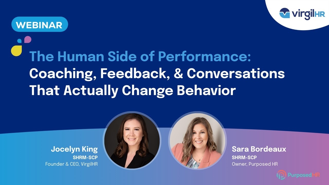 The Human Side of Performance: Coaching, Feedback, and Conversations That Change Behavior