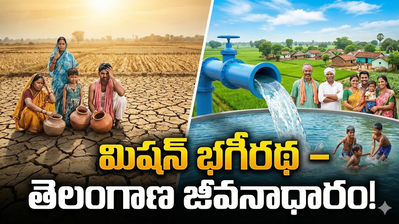 మిషన్ భగీరథ | తెలంగాణ దాహం తీరింది ఎలా? | Mission Bhagiratha Explained