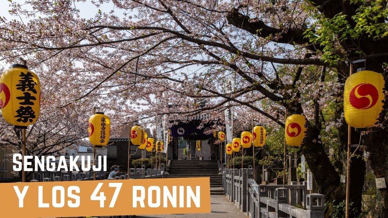 Los 47 RONIN en el templo Sengakuji de Tokio, Japón