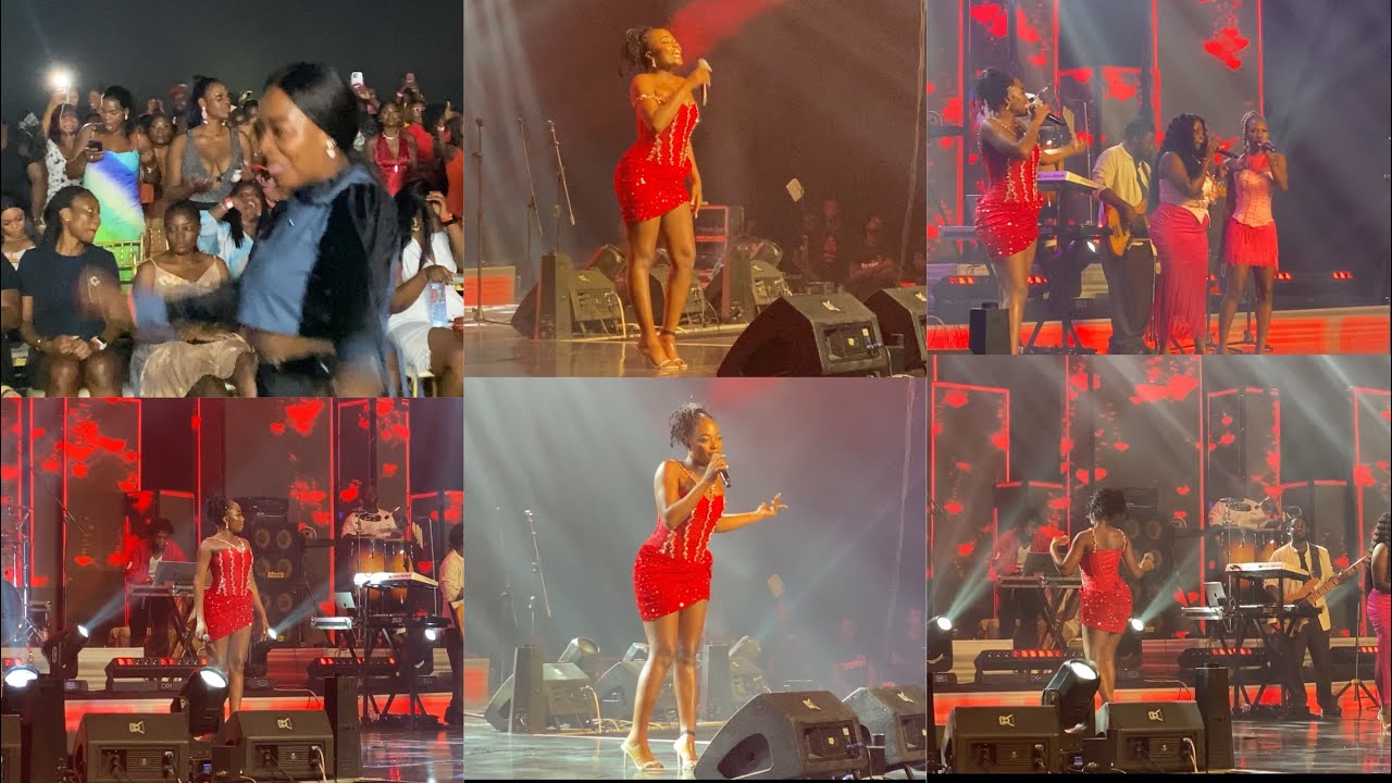 Efya Bumps Into Crowd & Performs+Shocks Everyone As She Steal Show At Kwabena Kwabena Becca Concert