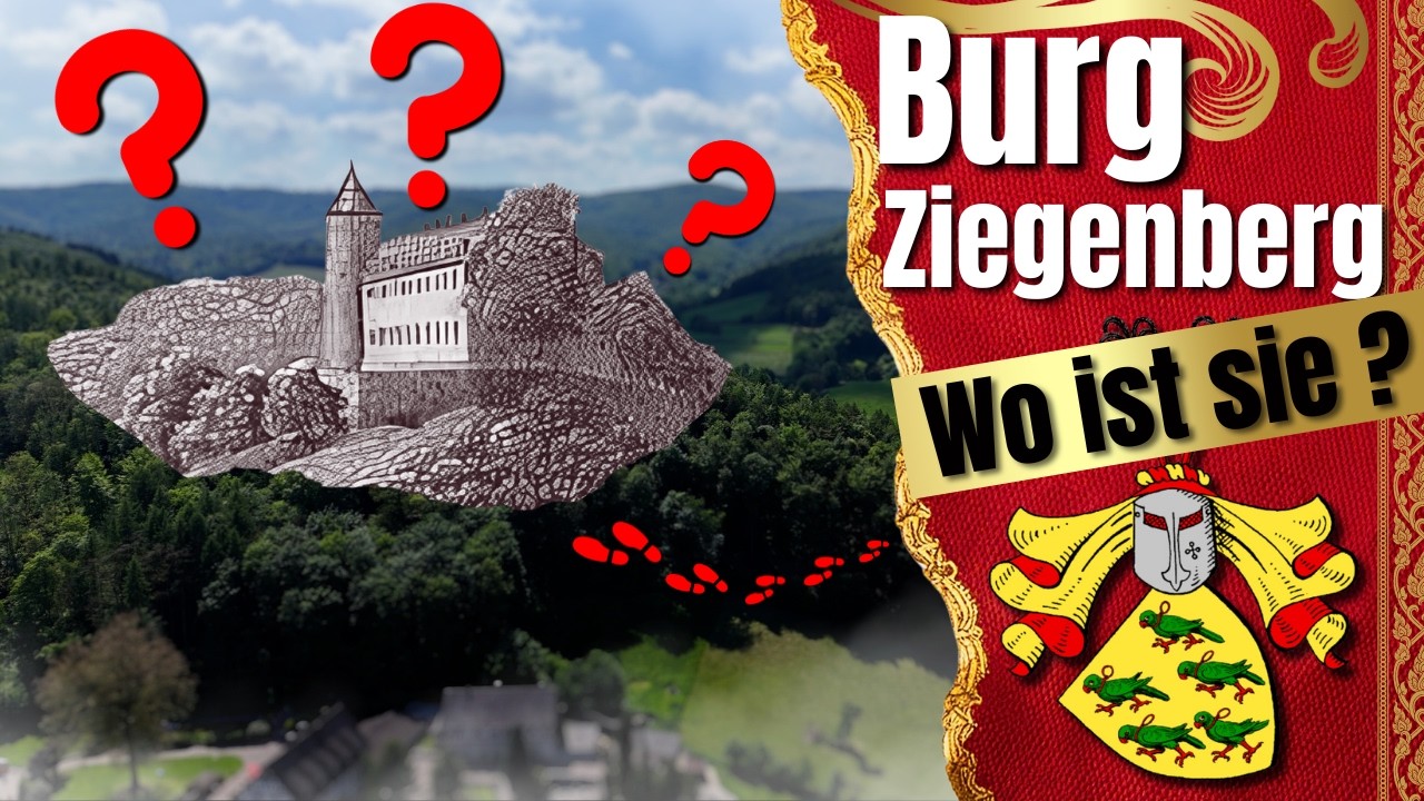 WIR SCHLEICHEN ZUR VERSTECKTEN BURG VON 1101 - Burg Ziegenberg  mitten im Wald