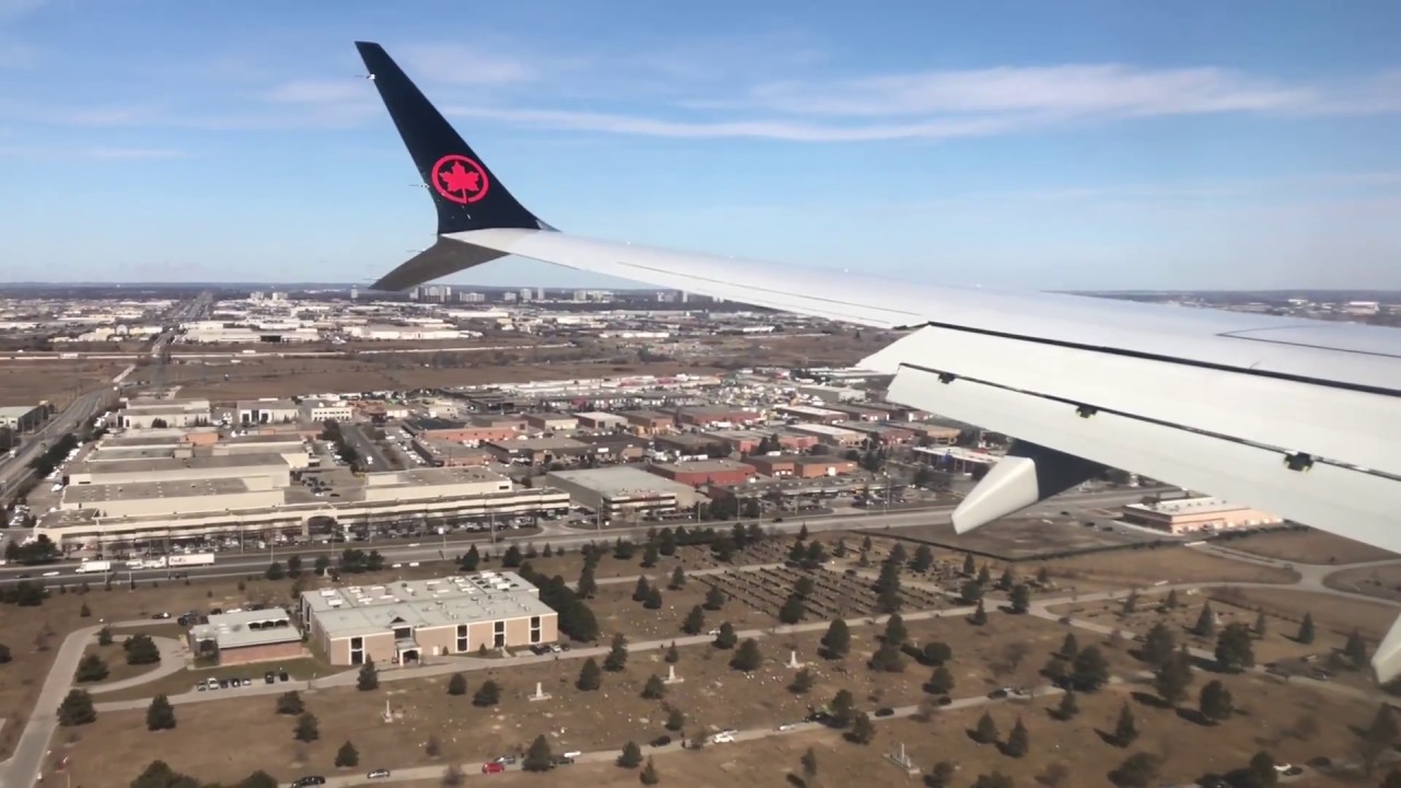 Montreal to Toronto Air-Canada New 737 Max- Part 2