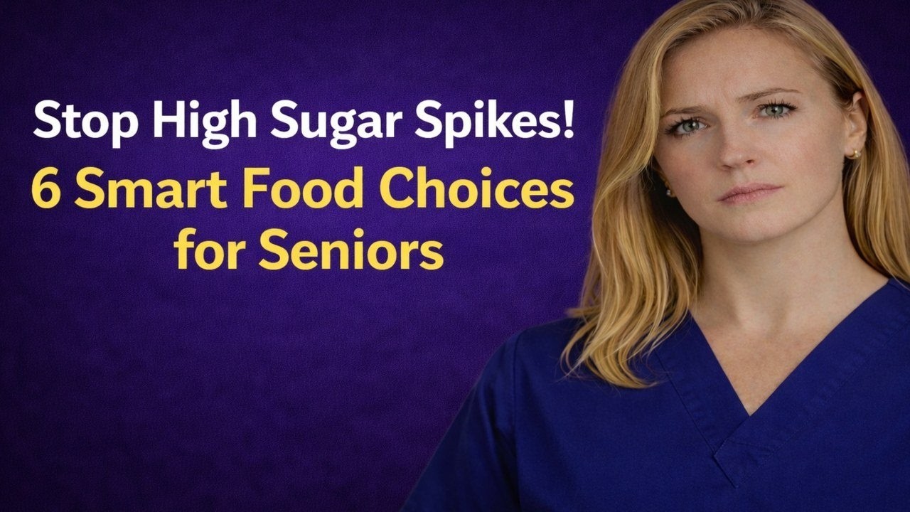 Seniors’ Guide: Instantly Control Blood Sugar with These 6 Easy Food Hacks!