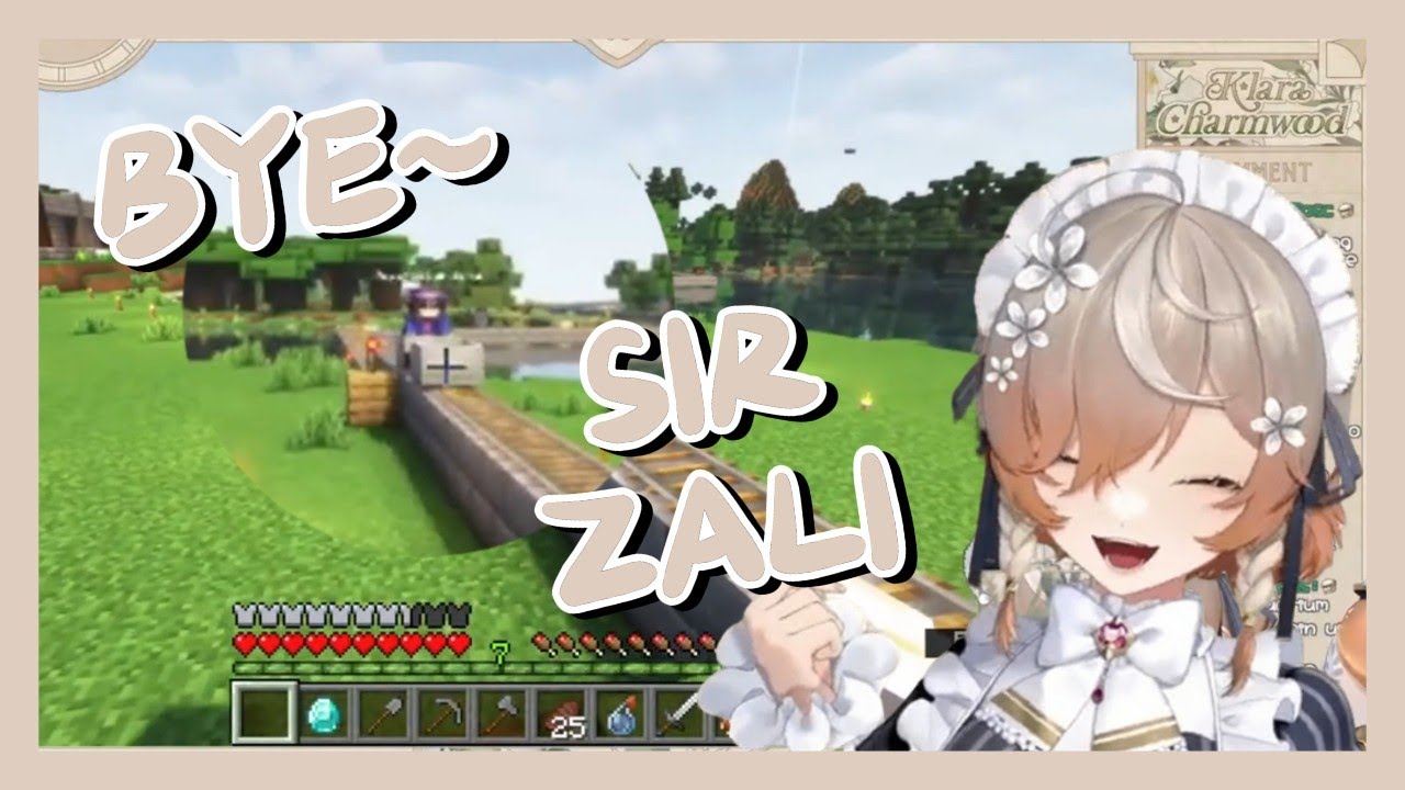 Zali's never ending rail travel and Klara's adorable laughter【NIJISANJI EN CLIP | Klara Charmwood】