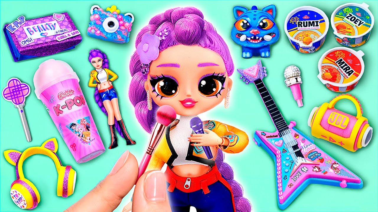 Mini-K-Pop- „Demon Hunters“-Basteleien – 10 Ideen für Puppen