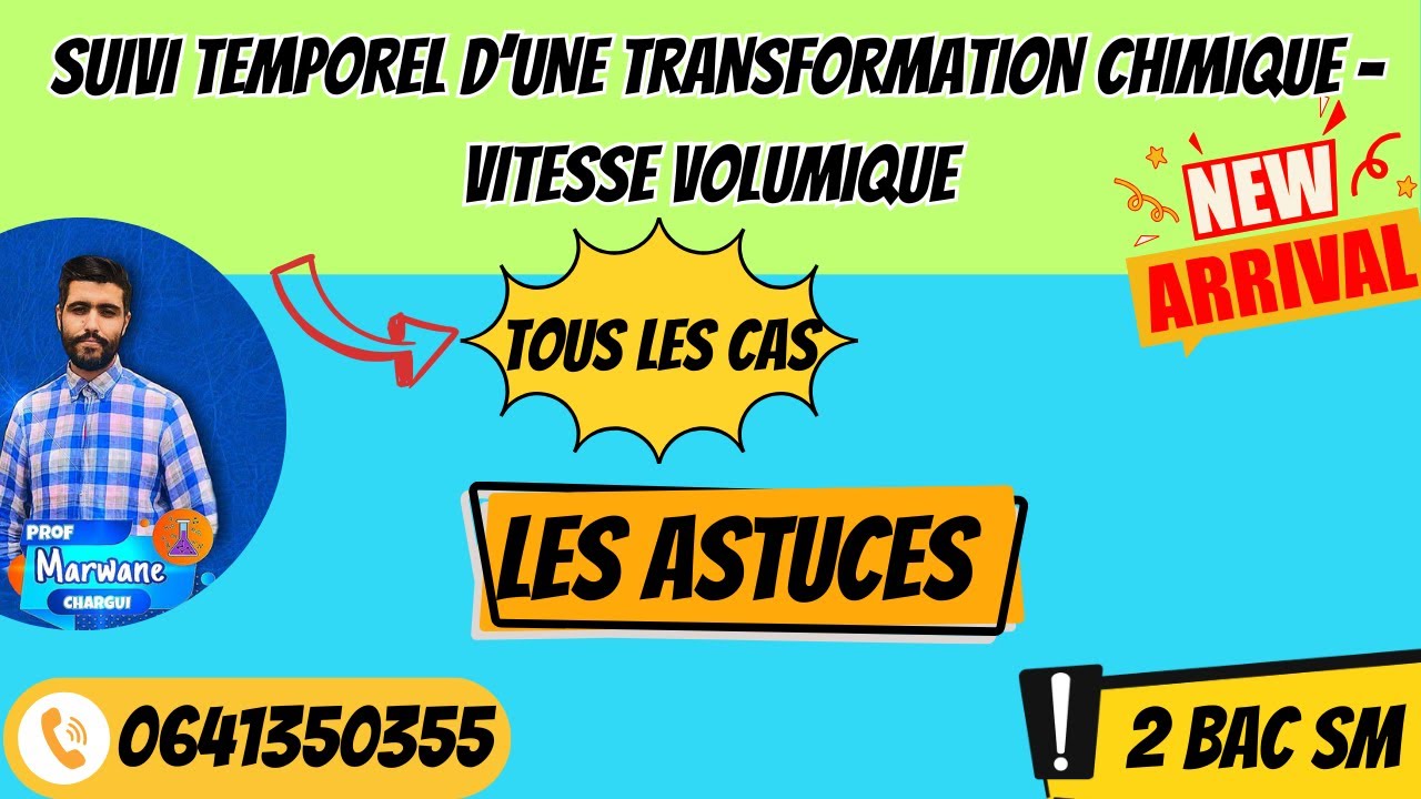 suivi temporel d'une transformation chimique -vitesse volumique - Les astuces des concours