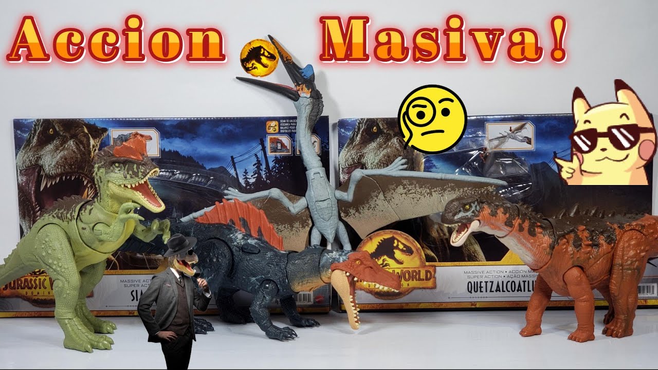 Jurassic World Dominion Massive Action Wave 2 Full Review, SIAMOSAURUS, AMPELOSAURUS, QUETZALCOATLUS