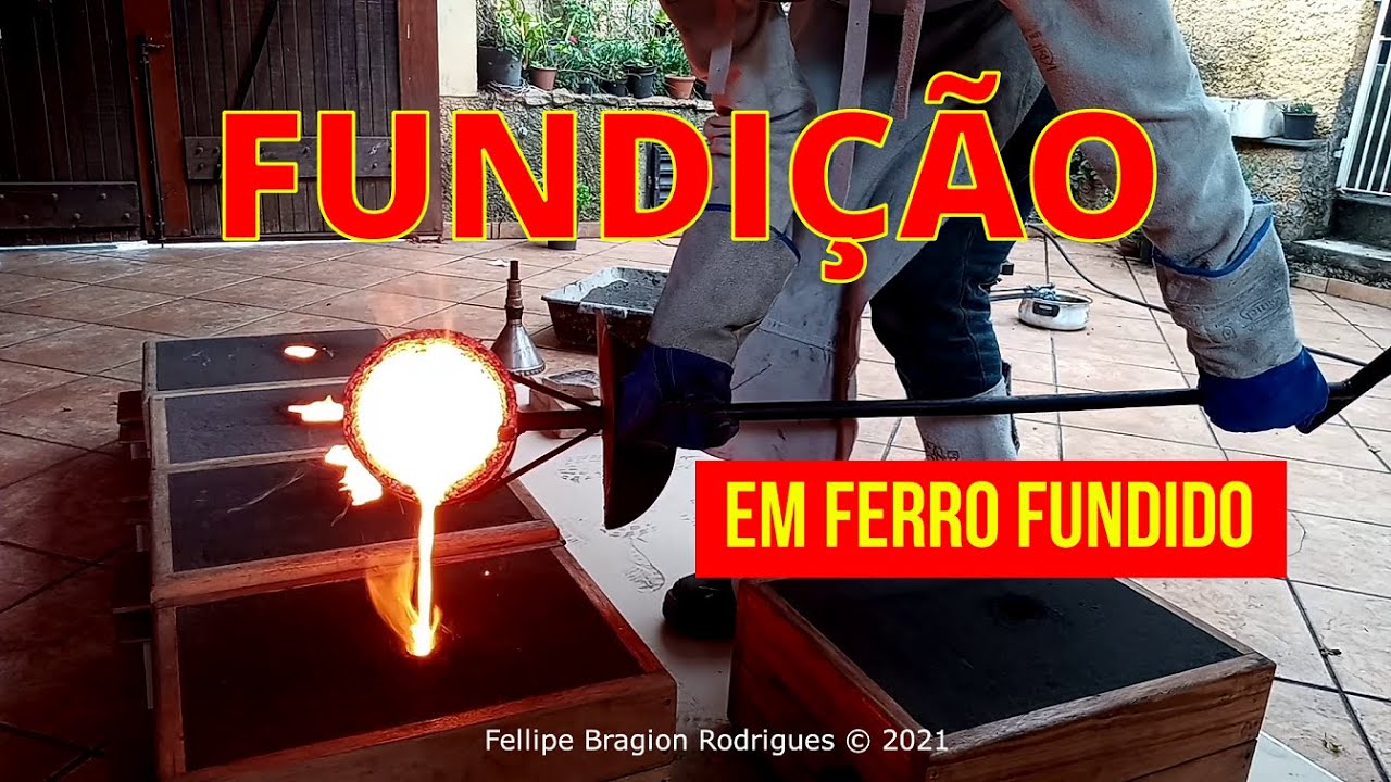 FUNDIÇÃO em FERRO FUNDIDO - Liras do Sino de Locomotiva - Cast iron Bell Cradle Stand and Yoke