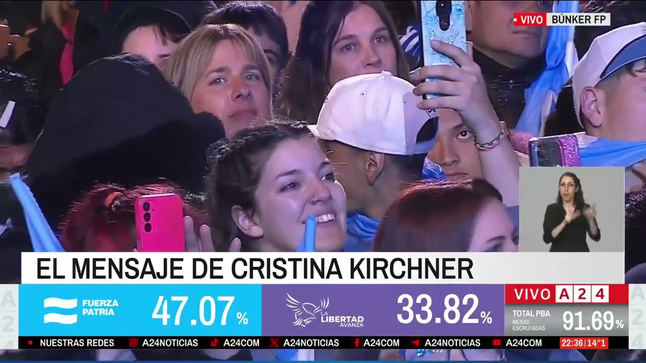 📢EL MENSAJE DE CRISTINA KIRCHNER TRAS LA VICTORIA DE FRENTE PATRIA | ELECCIONES LEGISLATIVAS PBA