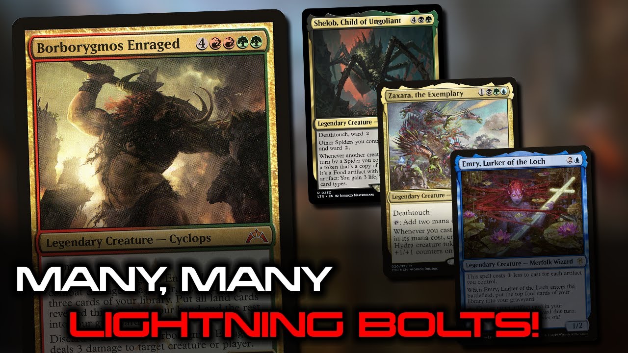 Borborygmos Enraged vs Shelob vs Zaxara vs Emry | MTG Commander Gameplay | tribalkai