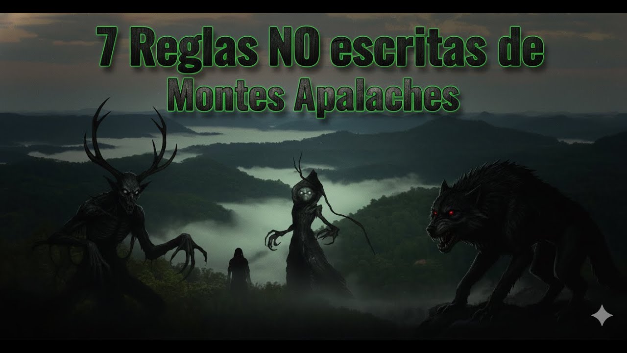 ¿Conoces las 7 reglas que debes seguir si visitas Los Montes Apalaches? ⛰️👻⚠️