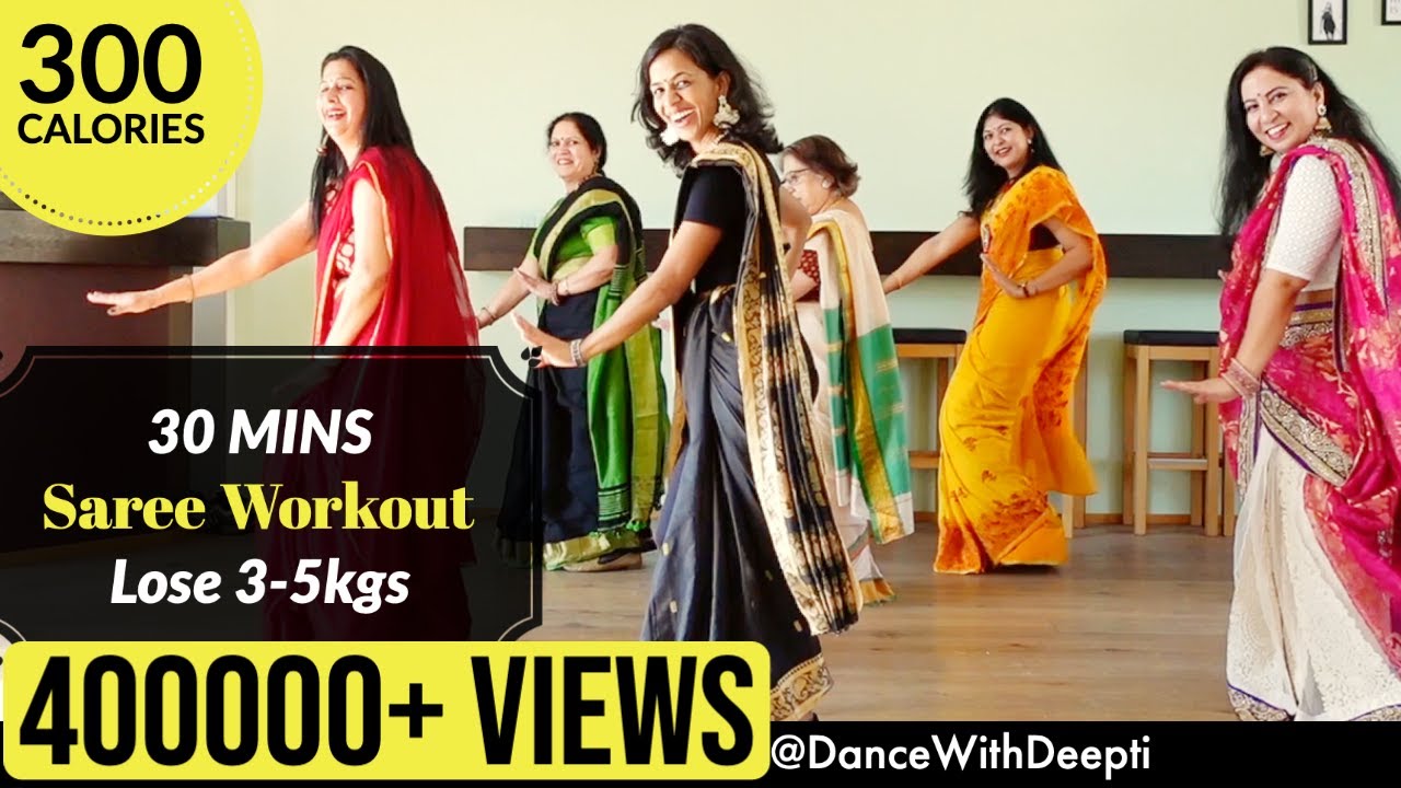 DWD#78 | 30mins DAILY - Saree Workout | Women's Day Special | Lose 3-5 kgs